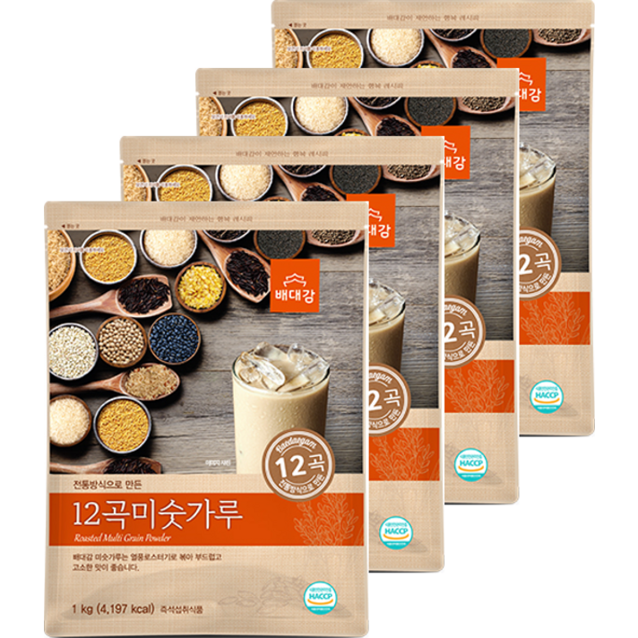 배대감 12곡 미숫가루, 4개, 1kg