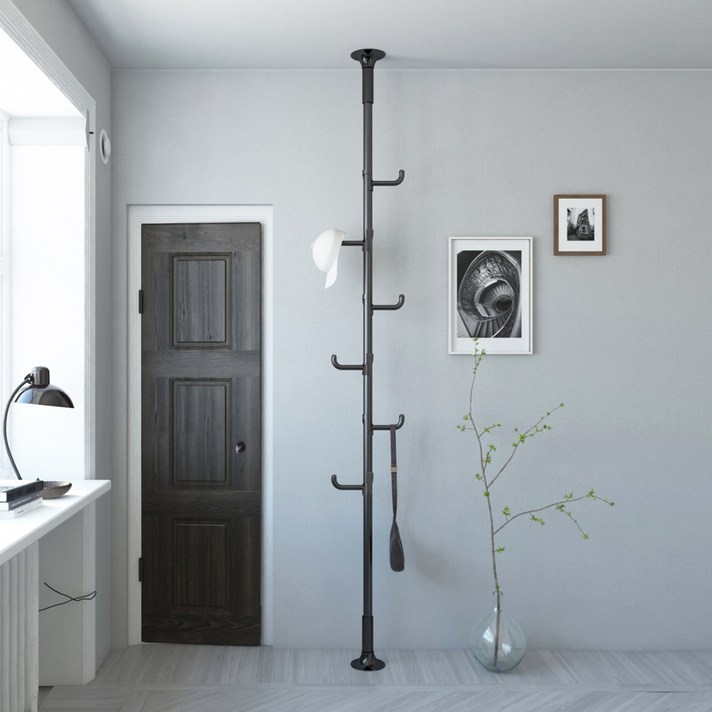  리우리빙 튼튼한 폴행거, 올블랙 