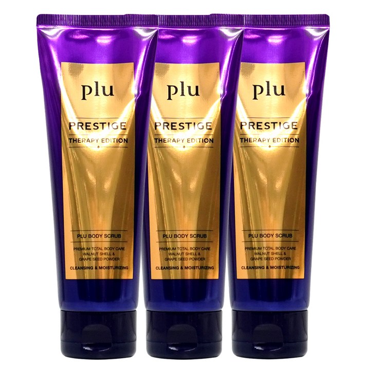 플루 프레스티지 바디스크럽, 180g, 3개