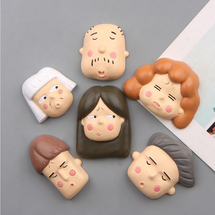 
                                                        디파워샵 우리 가족 냉장고 자석 6종세트, 혼합색상
                                                    