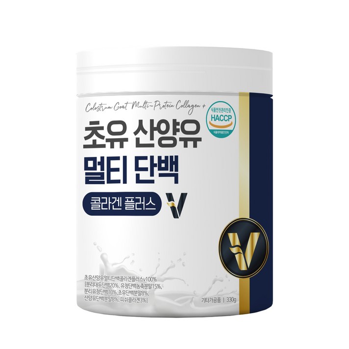 비카인 초유 산양유 멀티 단백질 콜라겐 플러스, 330g, 1개