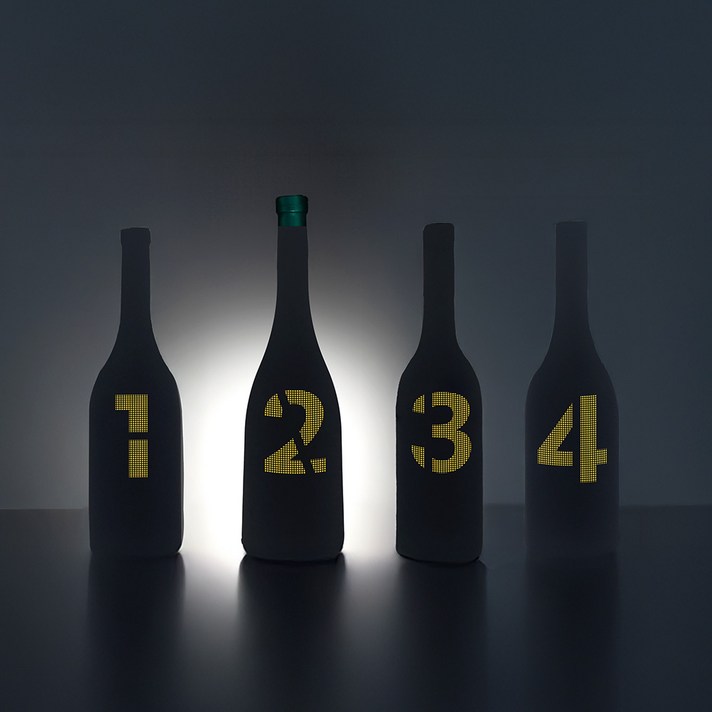 트레비앙 와인 블라인드 테이스팅 시음용 커버 4종 세트