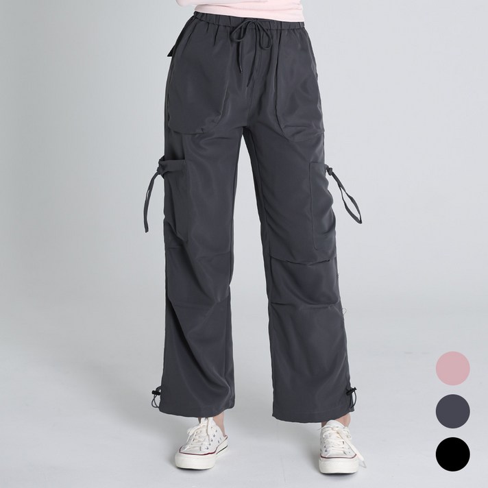 모이르벨라 여성용 스트링 조거 카고 팬츠 P26SS2A2663