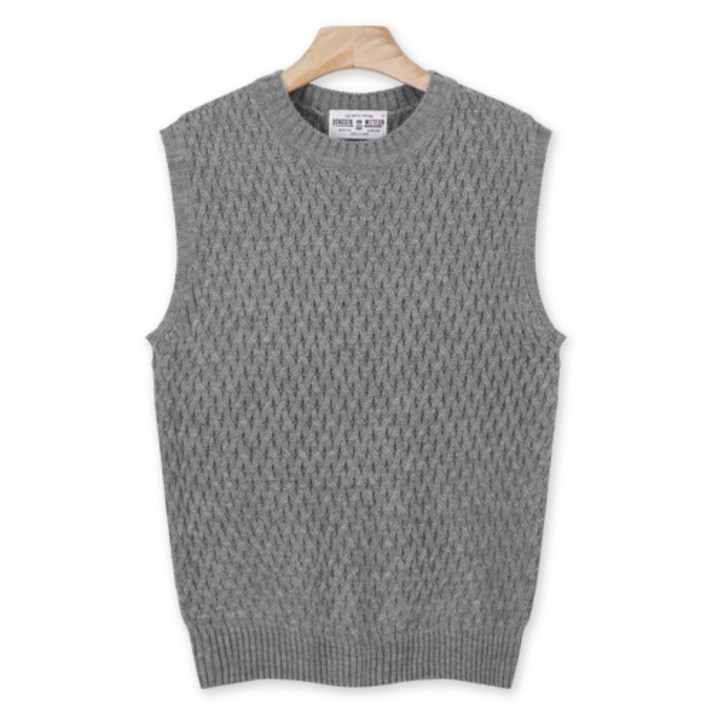 레이먼 남성용 트랙티 라운드 니트 베스트