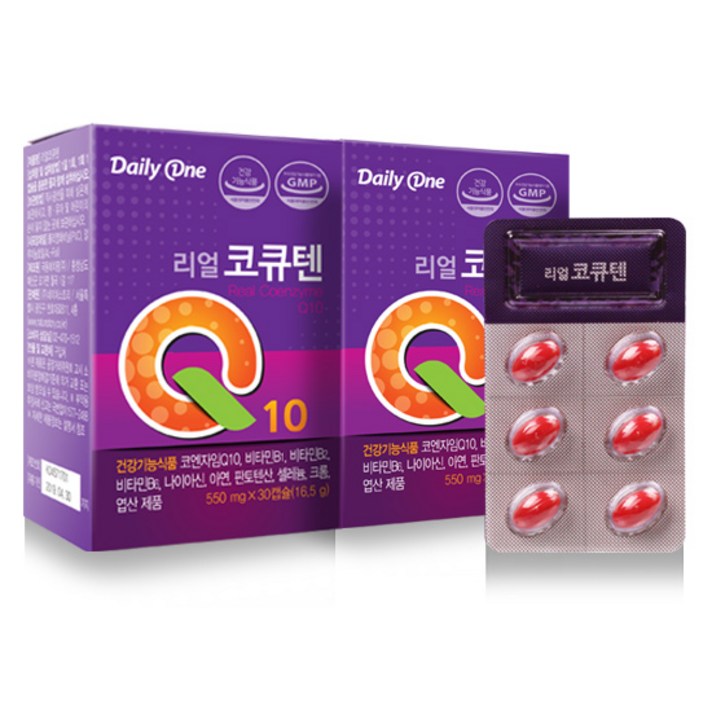 데일리원 리얼 코큐텐, 2개, 30정