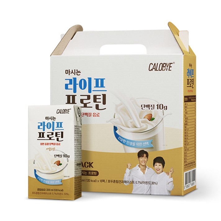 칼로바이 마시는 라이프 프로틴 단백질 음료, 200ml, 16개