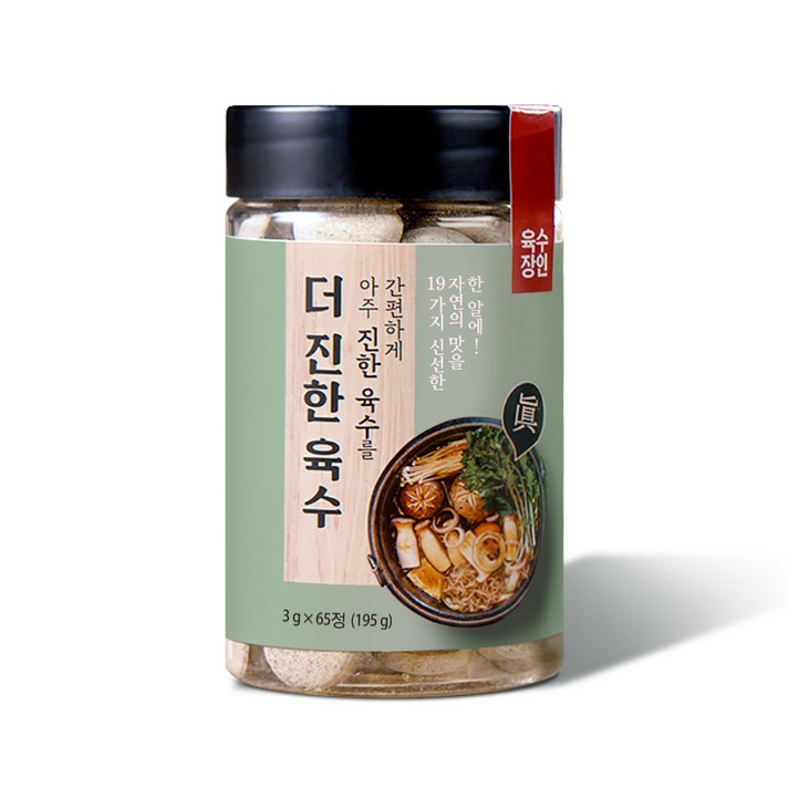 육수장인 더 진한 육수, 195g, 1개