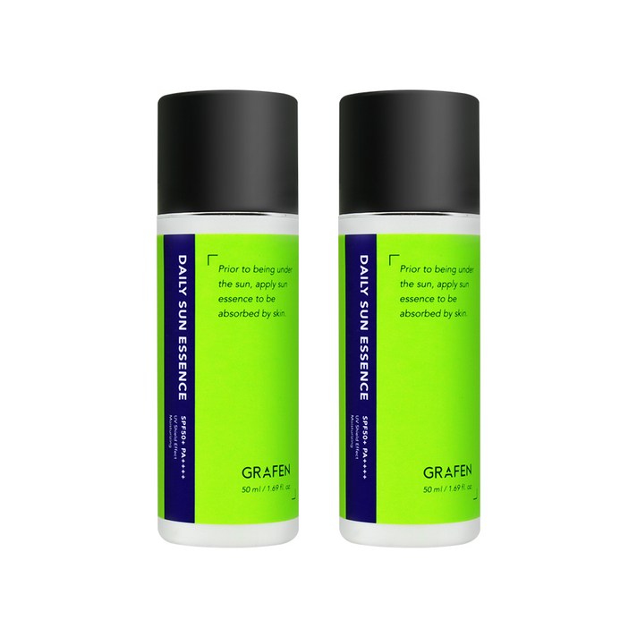 그라펜 데일리 선 에센스 선크림 SPF50+ PA++++, 50ml, 2개