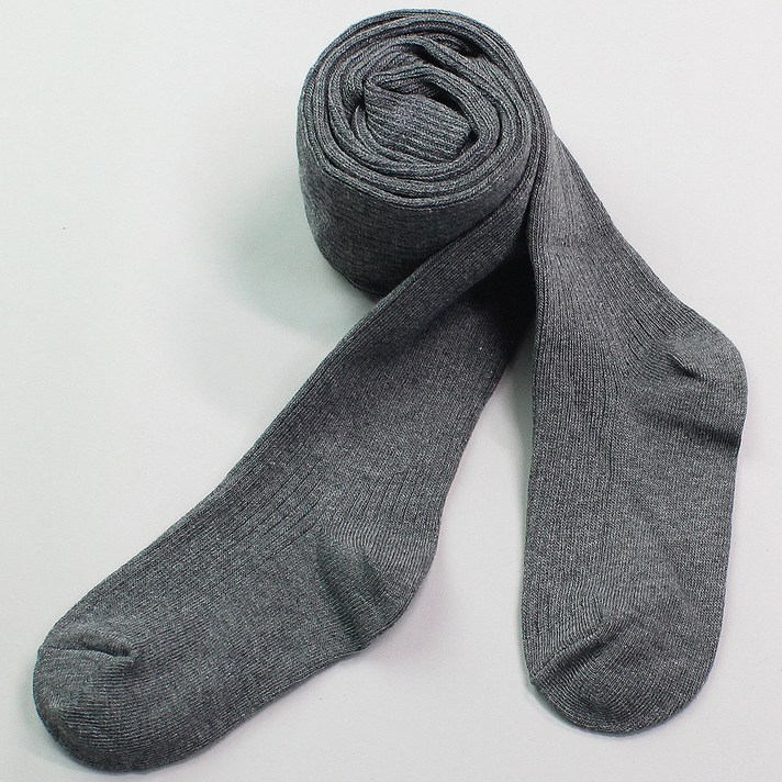 설레발 아동용 심플 골지 유발 타이즈