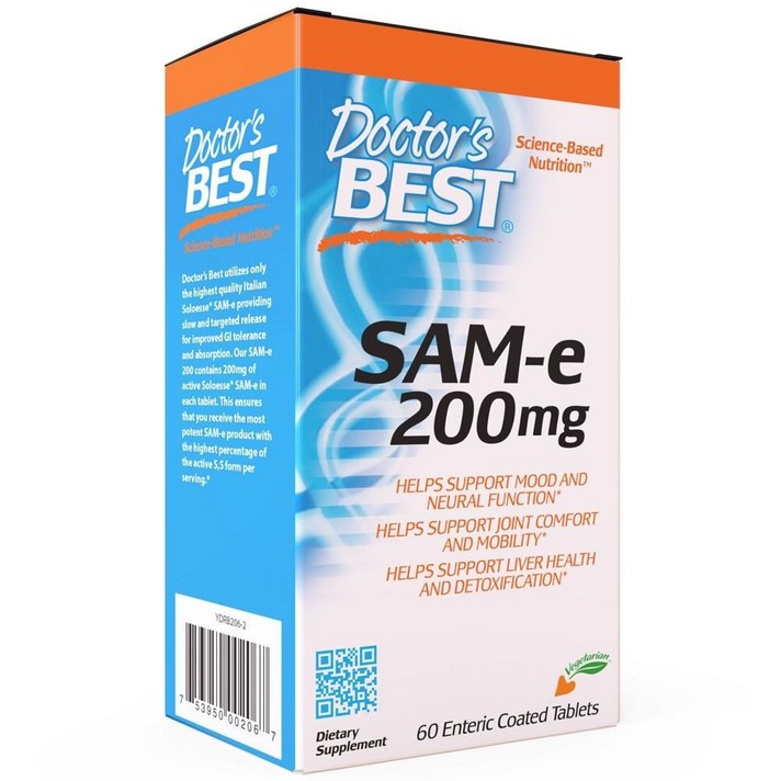 Doctors Best 닥터스베스트 SAMe 200mg 60정
