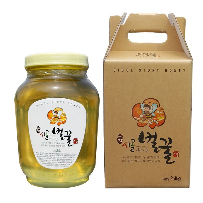 시골이야기 경북예천 아카시아벌꿀, 2.4kg