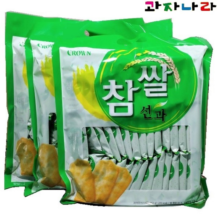 크라운 참쌀선과, 253g, 3개