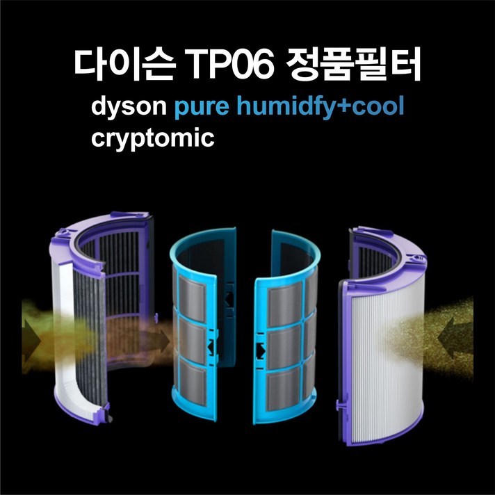 [정품] 다이슨 공기청정기 TP06 HP06 PH01 PH02 정품필터 글라스 헤파 필터