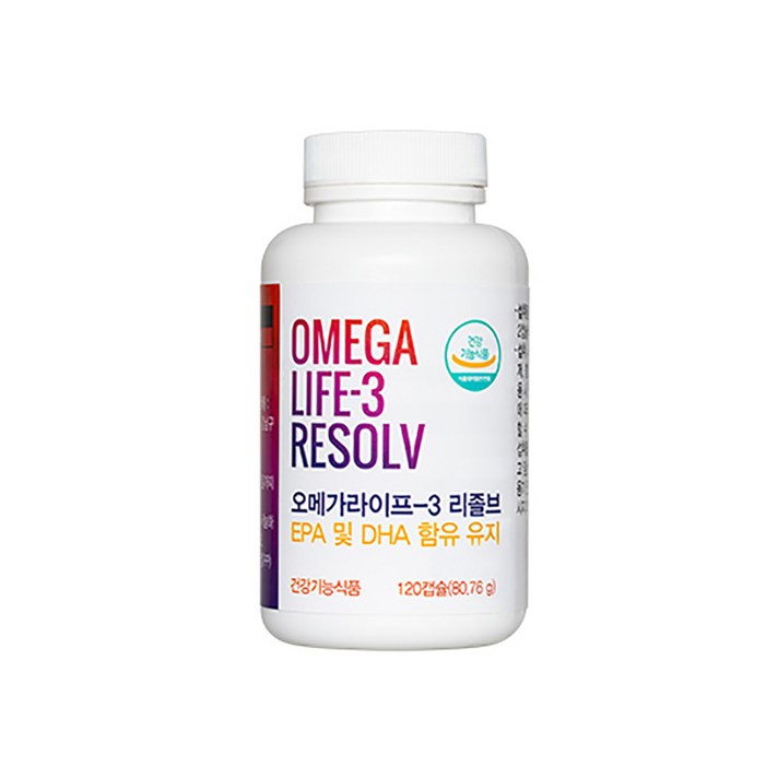 유니시티 최신정품 오메가 라이프3 오메가3, 120캡슐