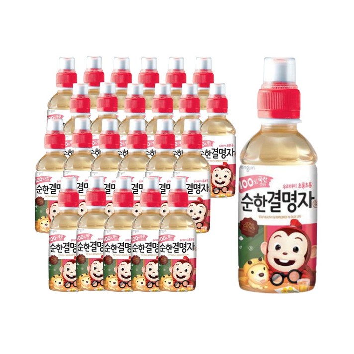 웅진 순한 결명자 차 음료, 200ml, 48개입
