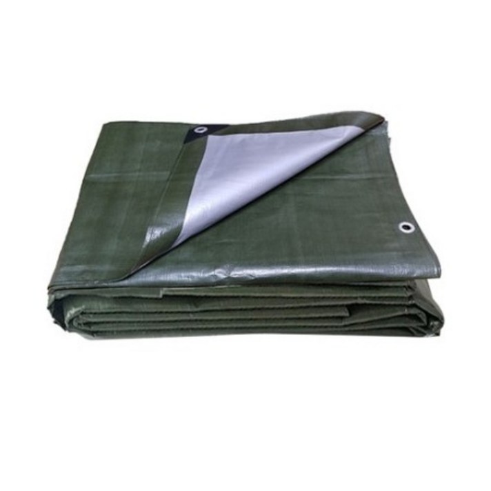 
                                                        그라운드시트 양면 투톤 코팅 방수천막 3.6 x 5.4 m, OLIVE GREEN + SILVER, 1개
                                                    