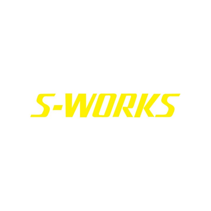 에스웍스 자전거스티커 S-WORKS 로고 컷팅 대형 스티커