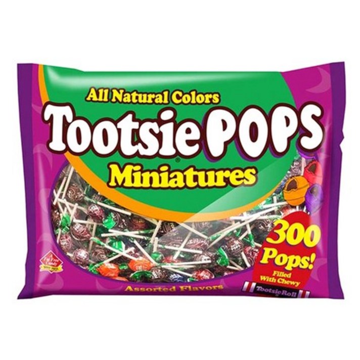 투시팝 미니어처 막대사탕, 5g, 300개
