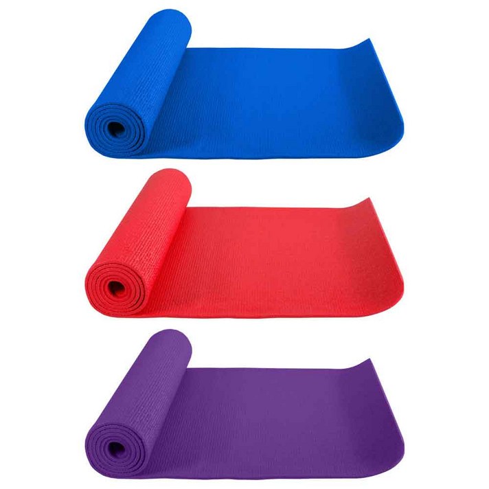 스타스포츠 요가매트 PVC 6mm 에어로빅 및 야외캠핑용, 파랑, 1개