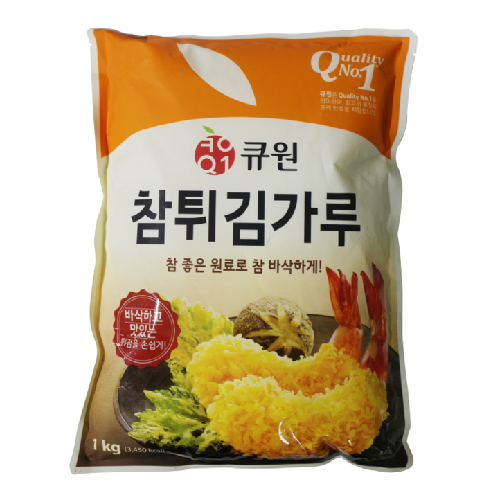 큐원 튀김가루1kgx10개, 1개, 10kg