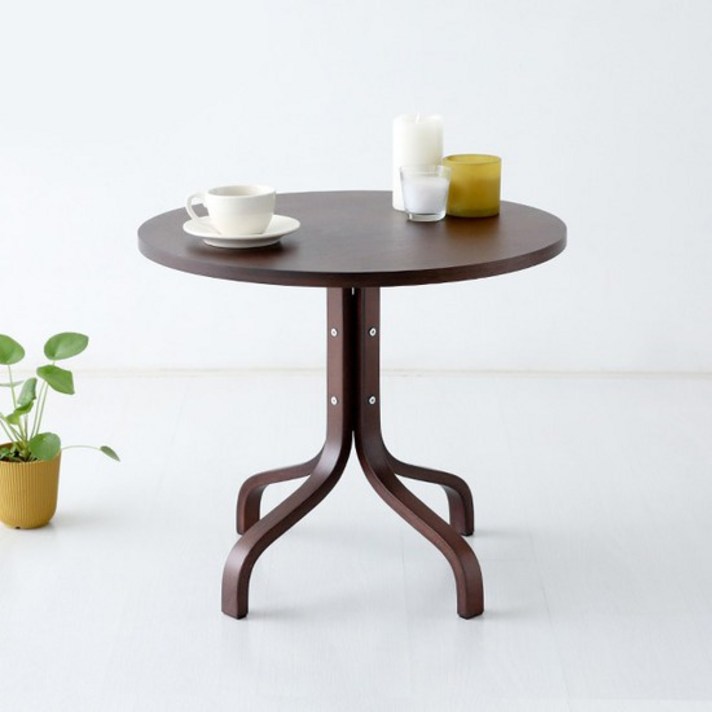 마켓비 BENWOOD 사이드 테이블 D60 YC14H, 브라운
