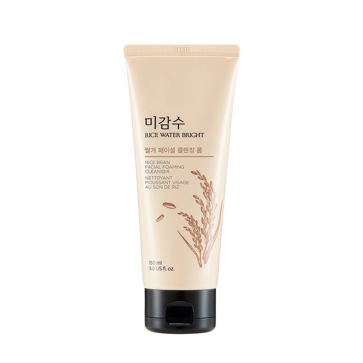 더 페이스샵 미감수 브라이트 쌀겨 클렌징 폼, 150ml, 1개