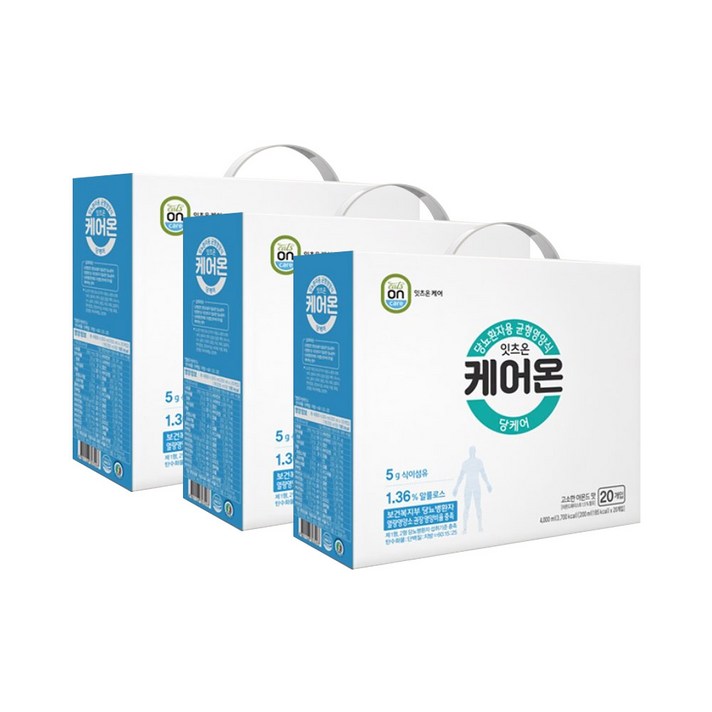 한국 야쿠르트잇츠온 케어온 당케어(20개입)x3개, 단품, 단품
