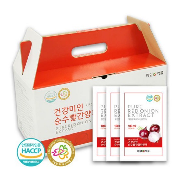무안 황토 HACCP 저온착즙 적양파 빨간양파즙 건강미인순수, 빨간양파진액 90팩, 100ml