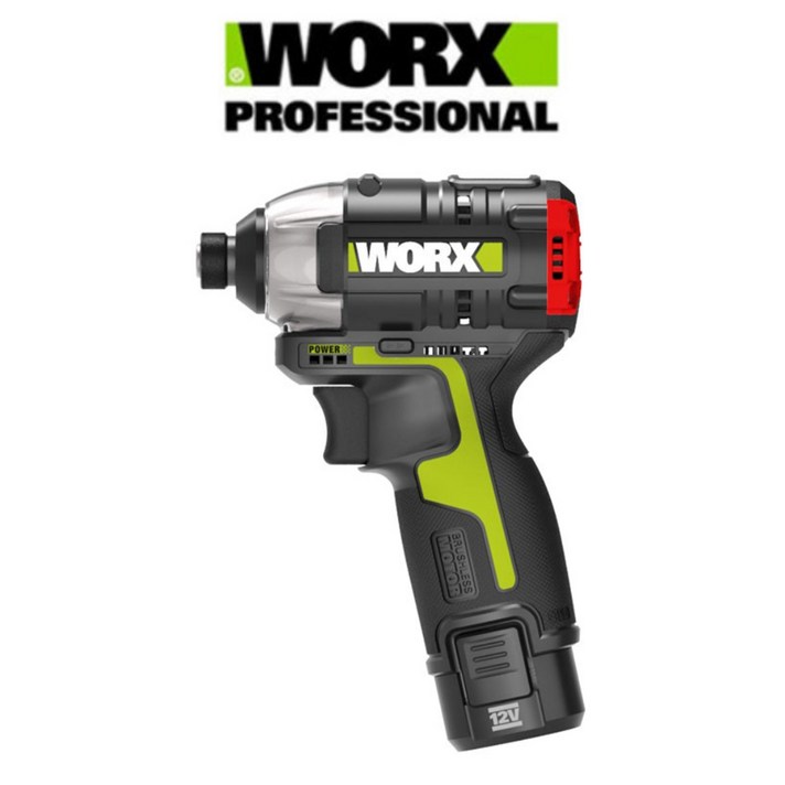 웍스 WORX 충전 임팩 드라이버 12V 브러쉬리스 WU132