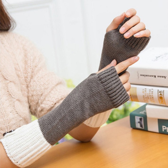 위비몰 니트 암워머 핸드워머 겨울 방한 팔토시 손토시 반장갑