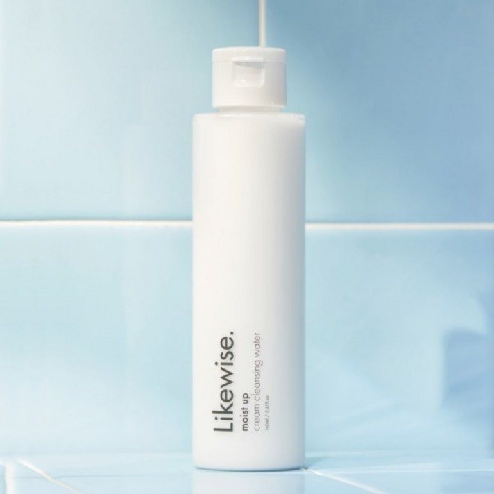라이크와이즈 모이스트 업 크림 클렌징 워터, 160ml, 1개