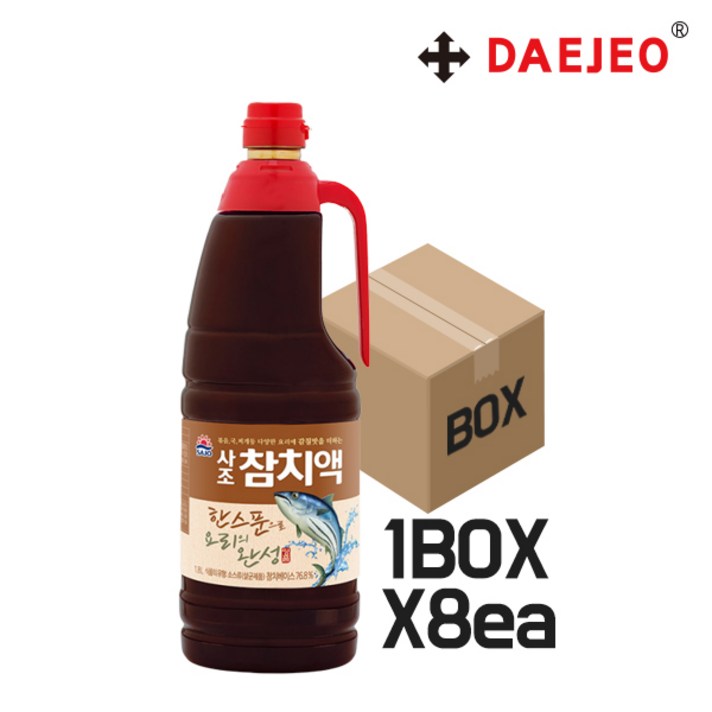 사조 참치액, 1.8L, 8개