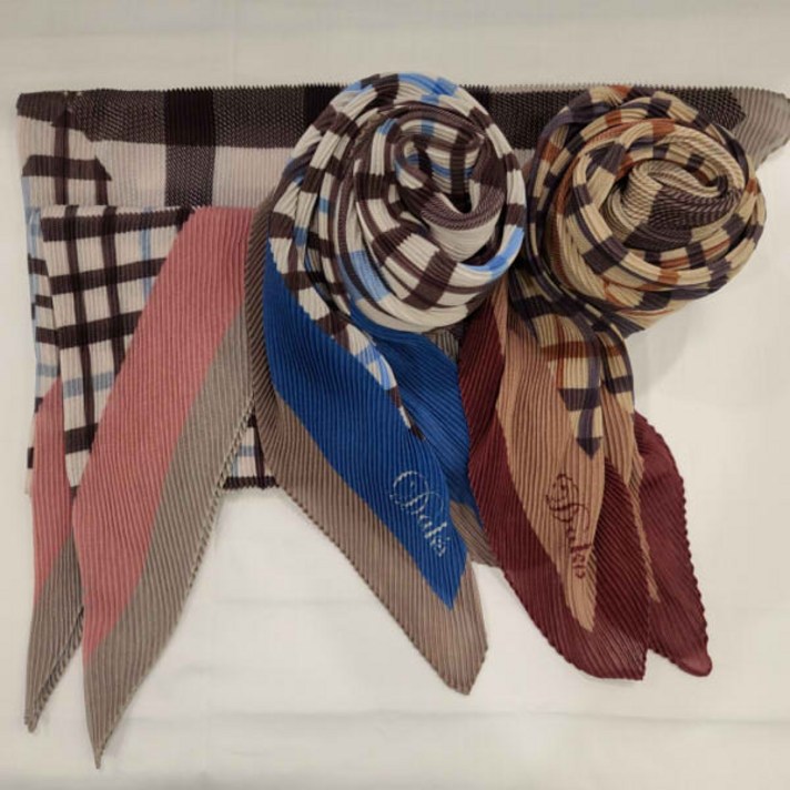 닥스 수입 주름사각 스카프(FKS071)