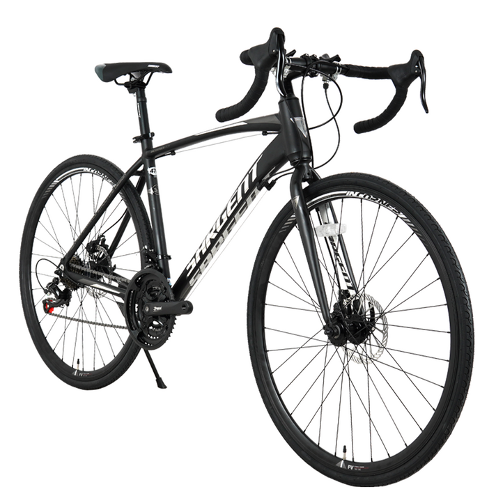서전트 인코너 R21 시마노 21단 700C 디스크 사이클 입문용 알루미늄 로드자전거 무료조립 고급사은품, 매트레드블랙, 완조립(고급사은품)+무료배송