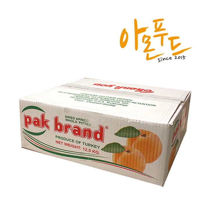 아몬푸드 건살구 12.5kg 벌크 대용량, 1개