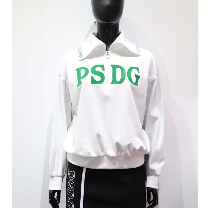 파사디골프/여성 빅카라집업티/P23STP105MHY/파사디/골프웨어/여성골프웨어/골프집업티/오버핏티/파사디수영점