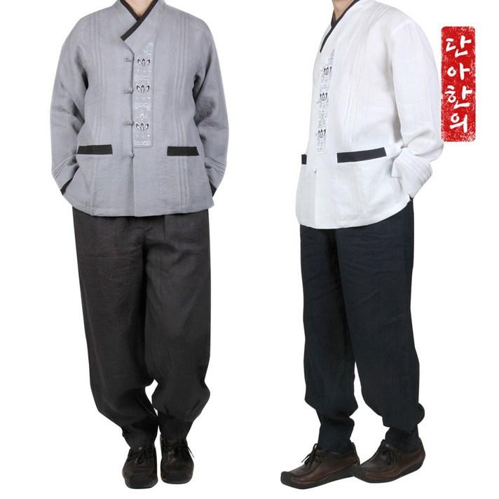 단아한의 남성 생활한복 강호세트