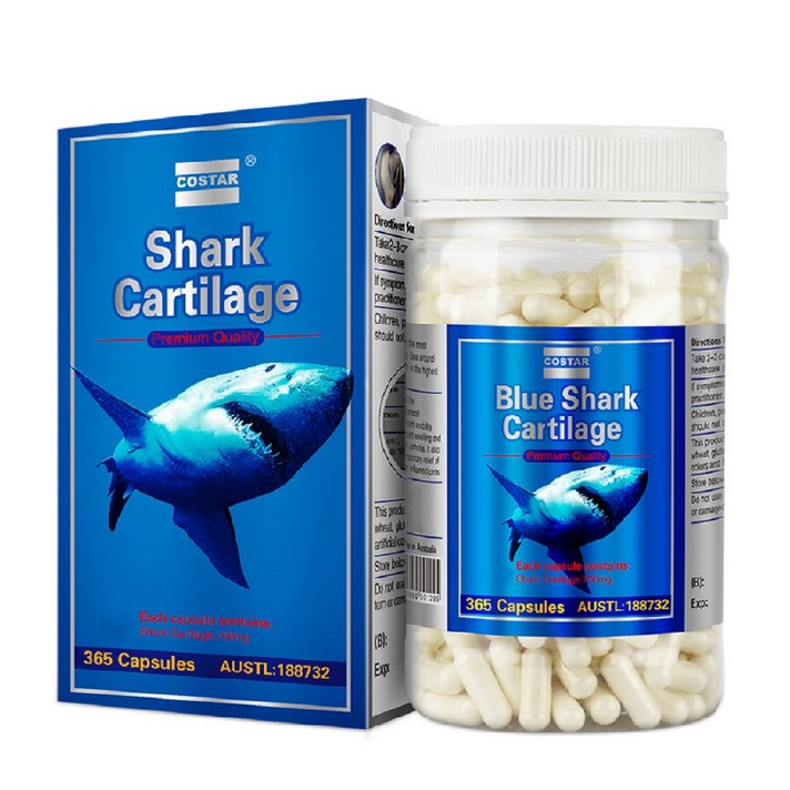  호주 코스타 프리미엄 상어연골 750mg 365캡슐, 1개, 365정 