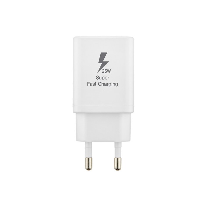 지파워 초고속 25W PD 3.0 PPS 휴대폰 핸드폰 고속 충전기 C TO C 케이블 포함, 화이트, 1개