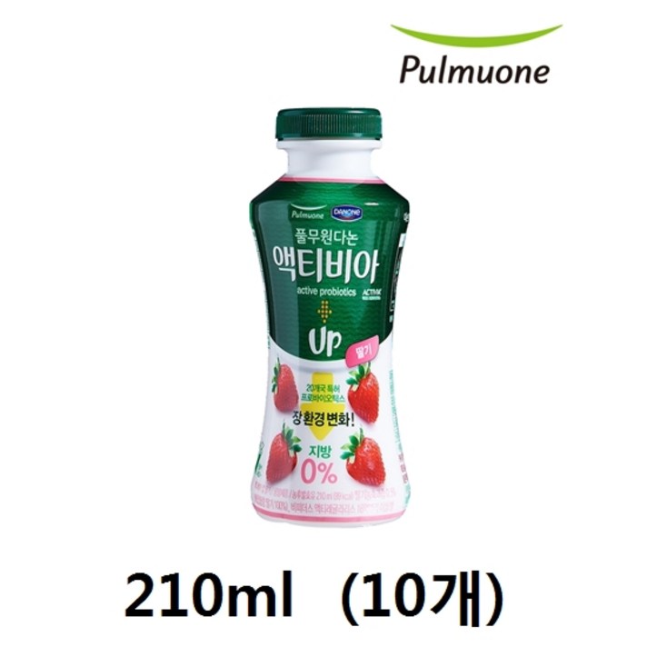 풀무원 다논 마시는 액티비아 딸기 210ml x 10개