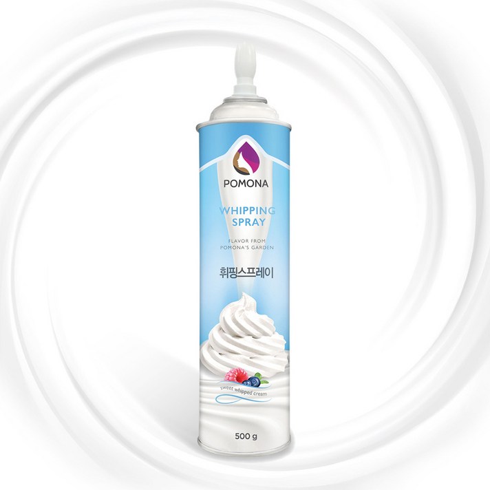 포모나 휘핑크림 스프레이 500g, 휘핑스프레이 6개 + 아이스박스