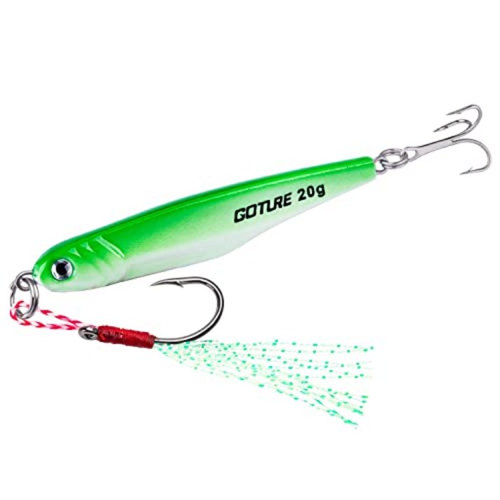 미니 트립 미끼 싱크 금속 숟가락 미끼 미끼 주조 트롤 미끼 신선한 물 생리 식염수 (C-Grass Green 1.06oz／30g(1PCS)), 본상품
