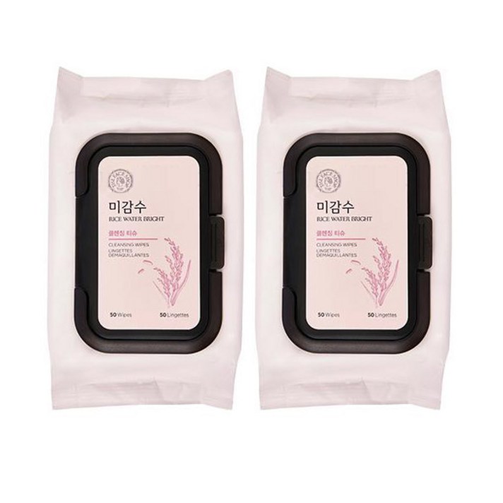 더페이스샵 미감수 브라이트 클렌징 티슈, 50개입, 2개