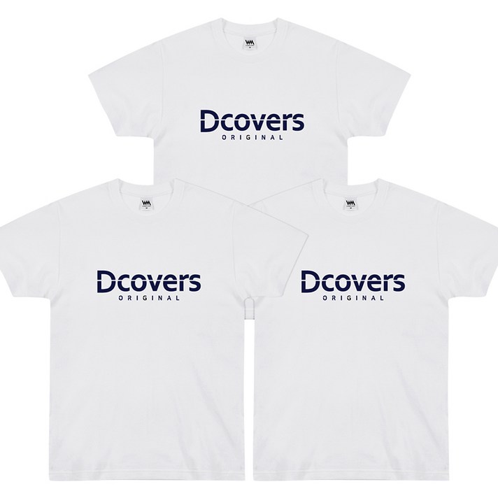 디커버스 111 DCOVERS 반팔 티셔츠 20수 면티 3장
