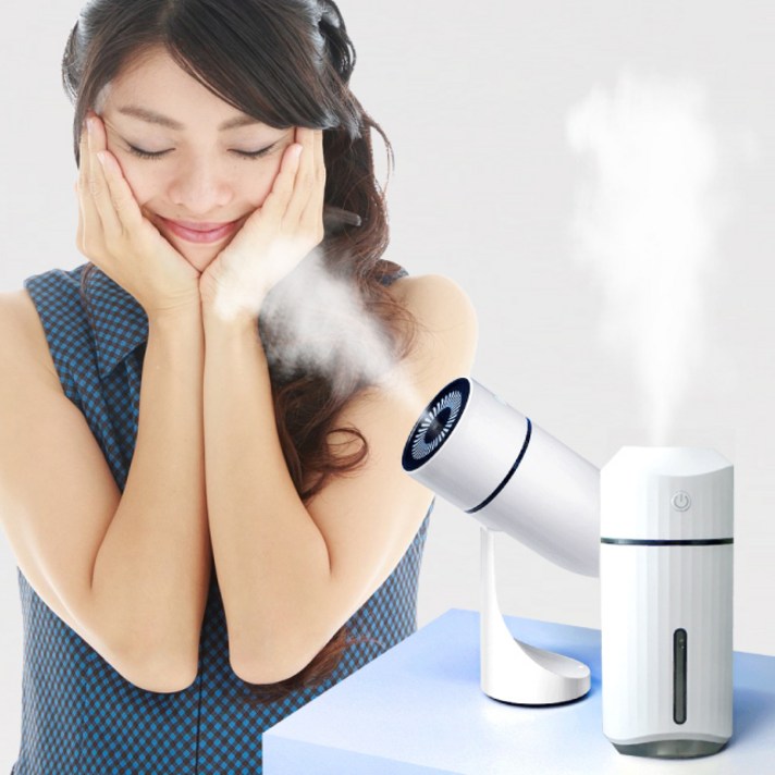 미니가습기 USB 휴대용 초음파 가습기 무선 사무실 책상 독서실 자동차 차량 소형 가습기, 03퓨어무선가습기(화이트)+사은품