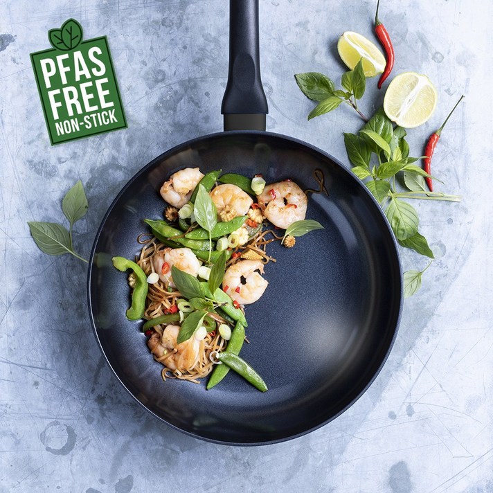 BK 비케이쿡웨어 천연 세라믹 프라이팬 블루라벨, 1개, 24cm