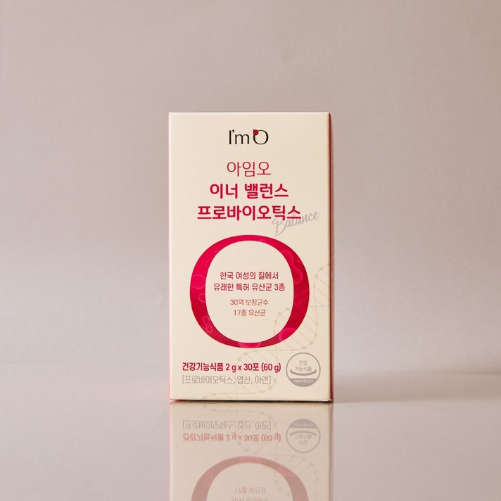  [질 유래 특허 유산균] 아임오 이너밸런스 프로바이오틱스, 60g, 2개 