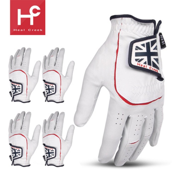 힐크릭 브리티쉬 남성 기능성 골프장갑 왼손 5장, 선택완료