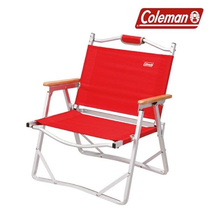 콜맨 컴팩트 폴딩 체어, 레드, 1개