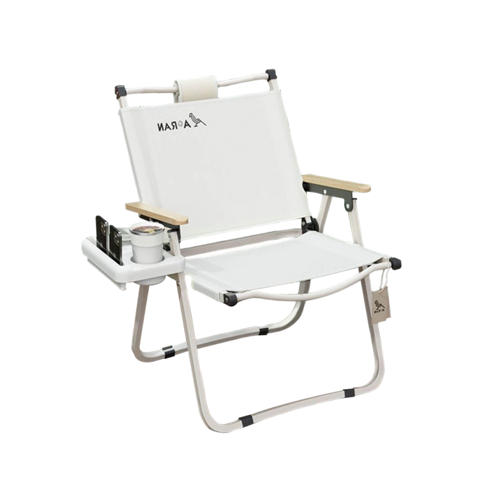 르닉박스 폴딩체어 캠핑 의자, 1개, 화이트